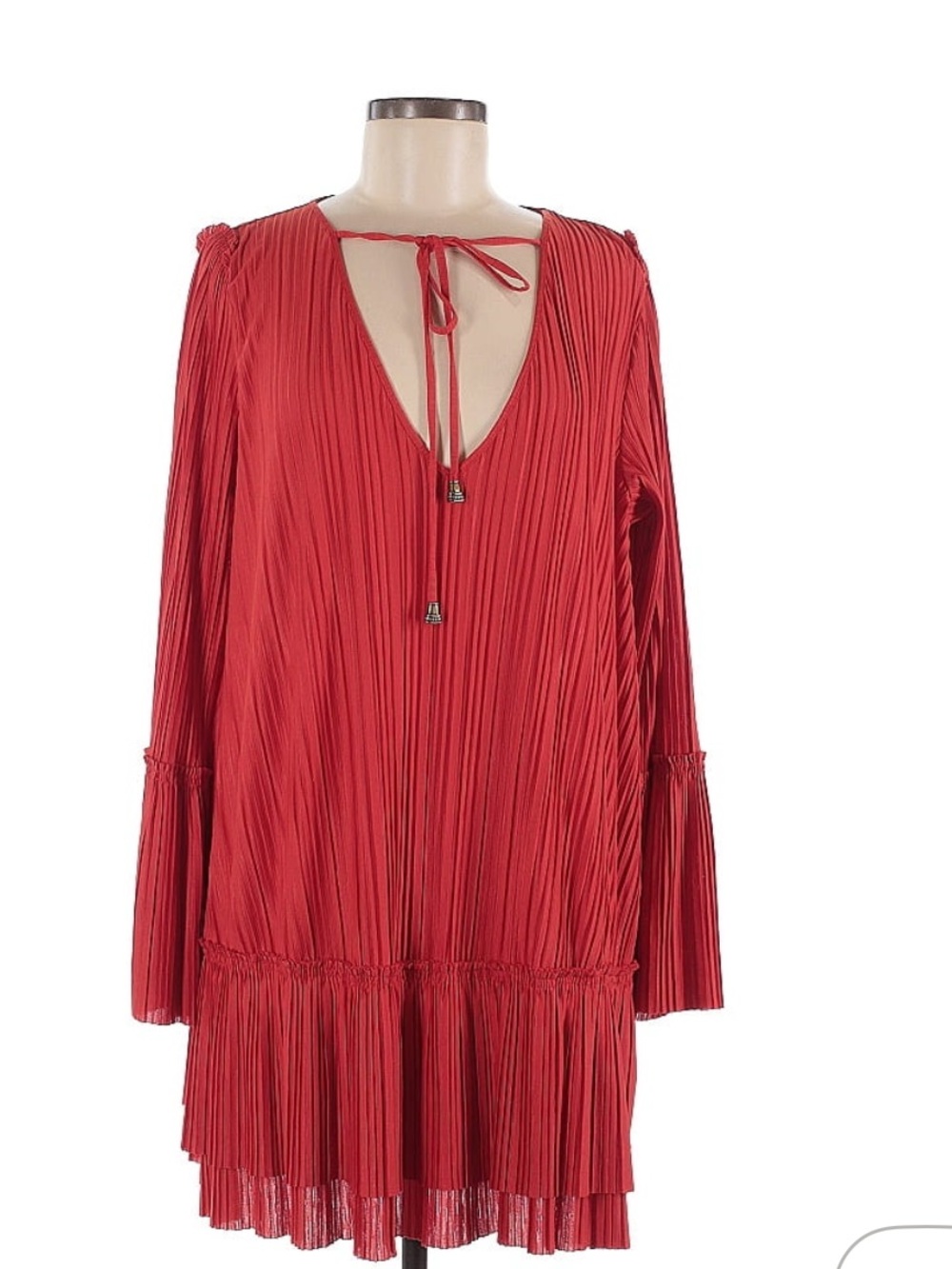 Free People Tie Front Tunic Dress